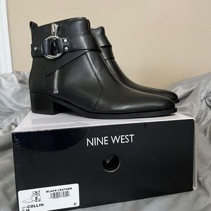 Brand new Nine West Womens Black Booties size 9